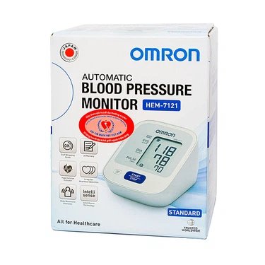 Máy đo huyết áp bắp tay tự động Omron HEM-7121 - Ảnh 5