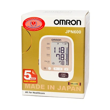 Máy đo huyết áp bắp tay tự động Omron JPN600 - Ảnh 9